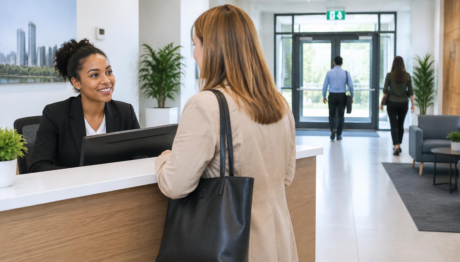 Workplace reception and visitor management